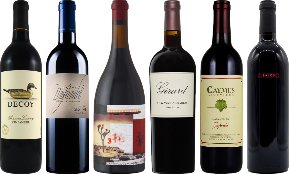 Caisse de dégustation premium Zinfandel de Californie