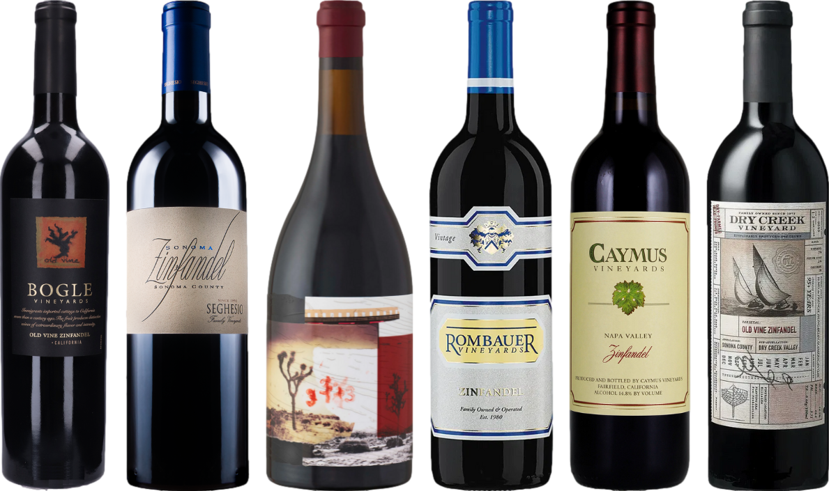 Caisse de dégustation premium Zinfandel de Californie