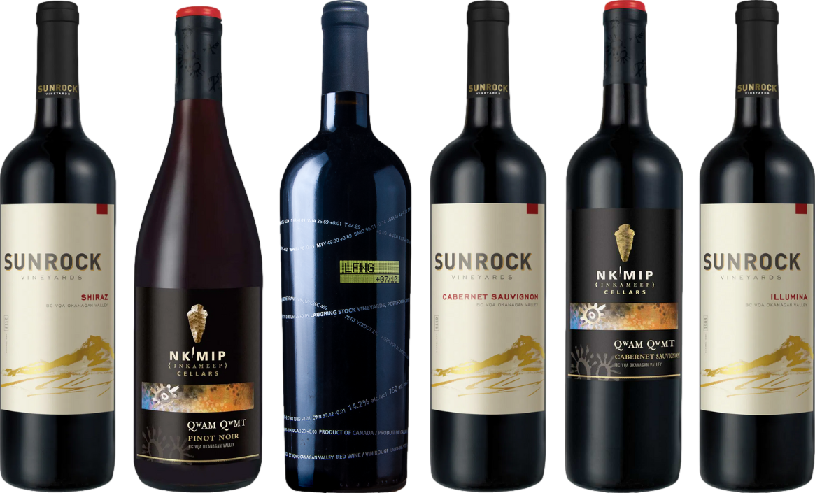 Canadian British Columbia Red Wine Tasting Case