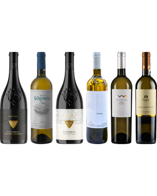 Coffret Dégustation Premium Assyrtiko Santorini