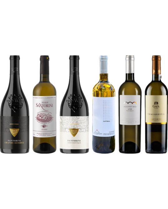 Coffret Dégustation Premium Assyrtiko Santorini