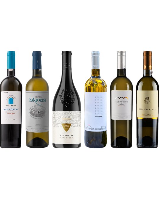 Coffret Dégustation Premium Assyrtiko Santorini