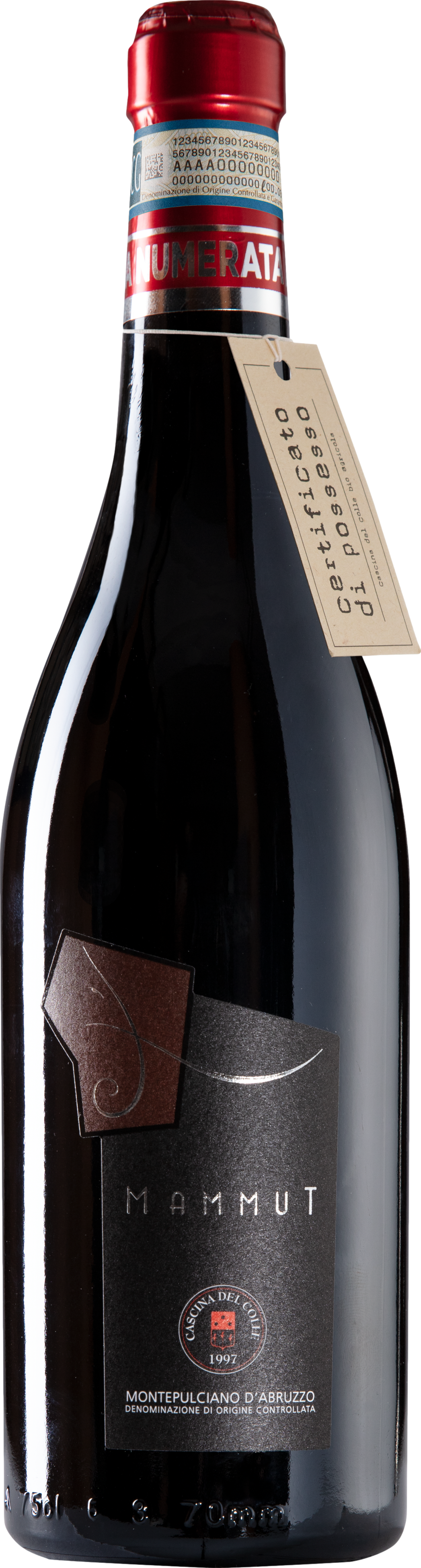 photo du vin Cascina Del Colle Mammut Montepulciano d’Abruzzo