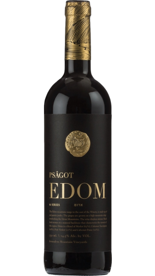 Bottle of Psagot Edom 2017 wine 750 ml