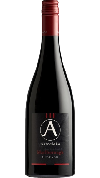 Bottle of Astrolabe Marlborough Pinot Noir 2020 wine 750 ml