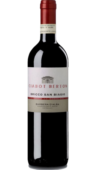 Bottle of Ciabot Berton Barbera Bricco San Biagio 2019 wine 750 ml