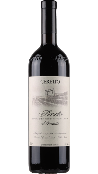 Bottle of Ceretto Barolo Brunate 2015 wine 750 ml