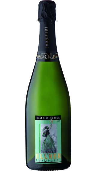 Bottle of Champagne Charles Ellner Blanc de Blancs Brut wine 750 ml