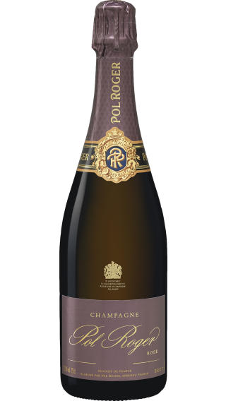 Bottle of Champagne Pol Roger Rose Vintage 2018 wine 750 ml