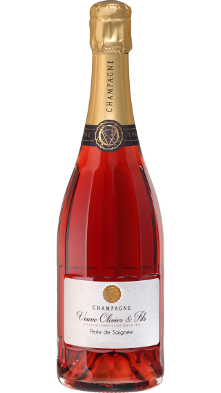 Bottle of Champagne Veuve Olivier & Fils Perle de Saignee Brut wine 750 ml