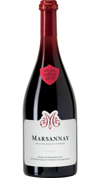 Bottle of Chateau de Marsannay Rouge 2020 wine 750 ml