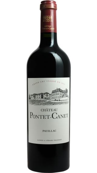 Bottle of Chateau Pontet-Canet 2014 wine 750 ml