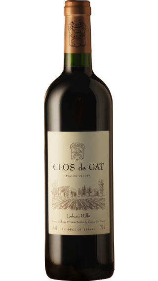 Bottle of Clos de Gat Ayalon Valley 2017 wine 750 ml