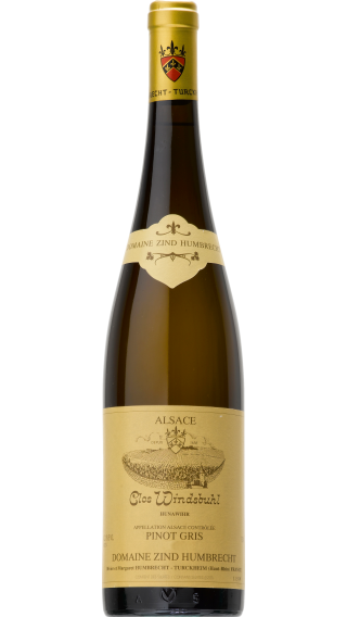 Bottle of Domaine Zind-Humbrecht Pinot Gris Clos Windsbuhl 2015 wine 750 ml