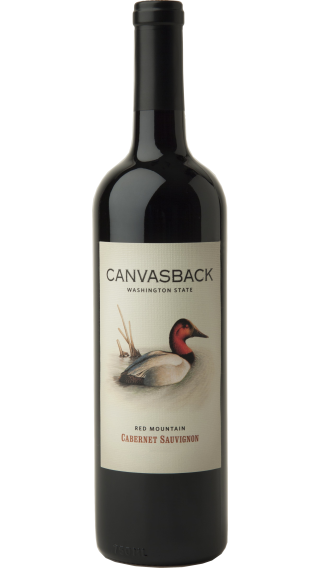 Bottle of Duckhorn Canvasback Cabernet Sauvignon 2019 wine 750 ml