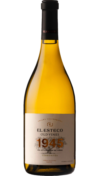 Bottle of El Esteco Old Vines Torrontes 2023 wine 750 ml