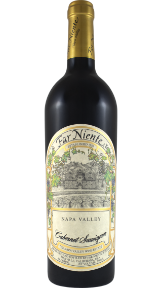 Bottle of Far Niente Cabernet Sauvignon 2019 wine 750 ml