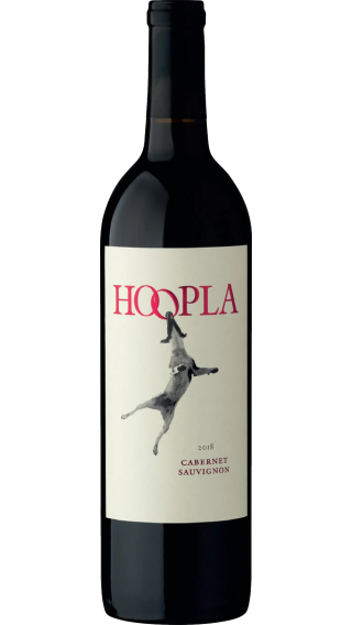 Bottle of Hoopla California Cabernet Sauvignon 2018 wine 750 ml