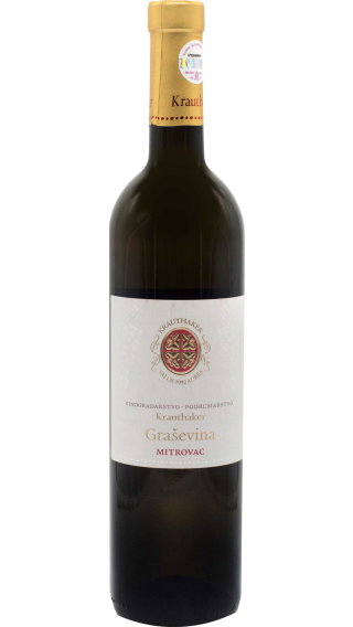 Bottle of Krauthaker Grasevina Mitrovac 2016 wine 750 ml