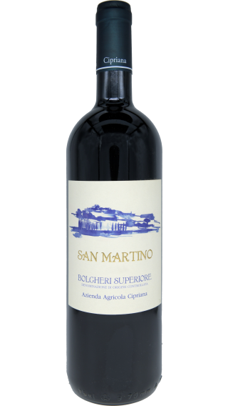 Bottle of La Cipriana San Martino Bolgheri Superiore 2018 wine 750 ml