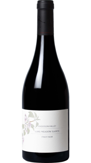 Bottle of Long Meadow Ranch Pinot Noir 2018 wine 750 ml