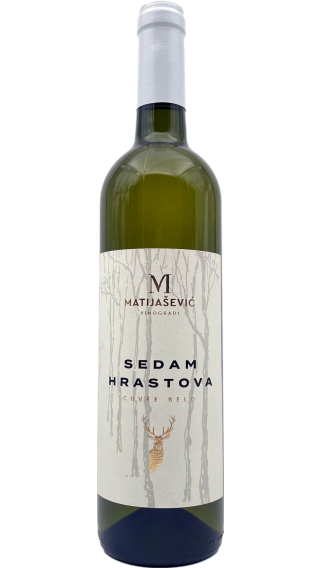 Bottle of Matijasevic Sedam Hrastova White 2022 wine 750 ml