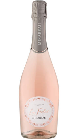 Bottle of Mirabeau La Folie Sparkling Rose wine 750 ml