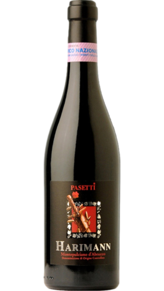 Bottle of Pasetti Harimann Montepulciano d'Abruzzo 2012 wine 750 ml