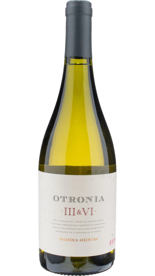 Bottle of Otronia Block III & VI Chardonnay 2019 wine 750 ml