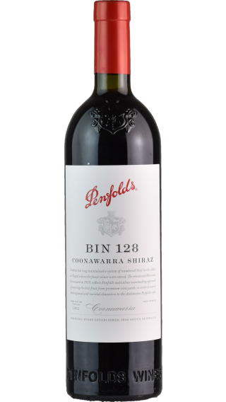 Bottle of Penfolds Bin 128 Shiraz 2019 wine 750 ml