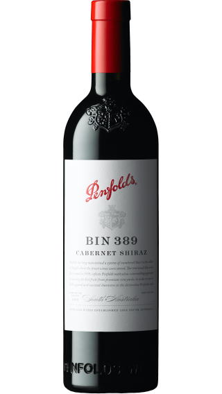 Bottle of Penfolds Bin 389 Cabernet Shiraz 2021 wine 750 ml