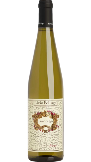 Bottle of Livio Felluga Pinot Grigio 2017 wine 750 ml