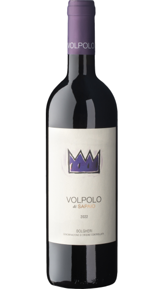 Bottle of Podere Sapaio Bolgheri Volpolo 2022 wine 750 ml