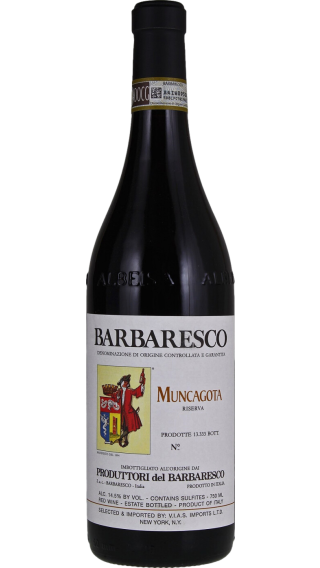 Bottle of Produttori del Barbaresco Barbaresco Riserva Muncagota 2019 wine 750 ml