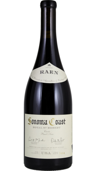 Bottle of Raen Royal St. Robert Cuvee Pinot Noir 2021 wine 750 ml