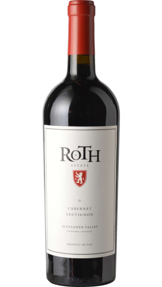 Bottle of Roth Alexander Valley Cabernet Sauvignon 2018 wine 750 ml