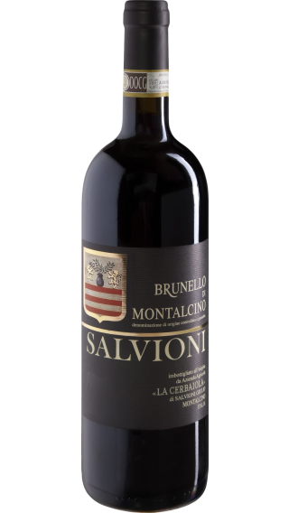 Bottle of Salvioni Brunello di Montalcino 2017 wine 750 ml