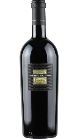 Bottle of San Marzano Primitivo di Manduria Sessantanni 2018 wine 750 ml