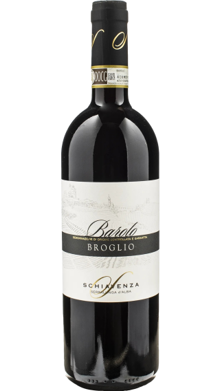 Bottle of Schiavenza Barolo Broglio 2017 wine 750 ml