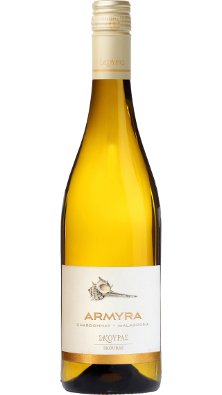 Bottle of Skouras Almyra Chardonnay 2021 wine 750 ml