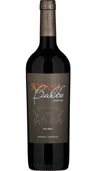 Bottle of Susana Balbo Signature Malbec 2017 wine 750 ml