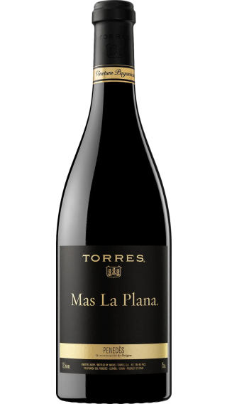 Bottle of Torres Mas La Plana Cabernet Sauvignon 2018 wine 750 ml