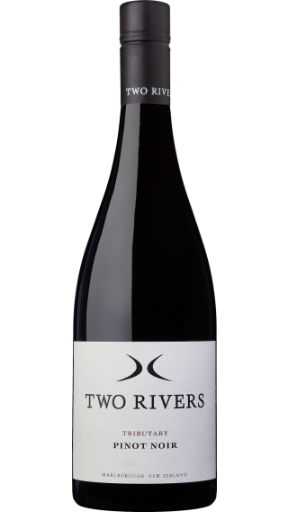 Bottle of Two Rivers Tributary Pinot Noir 2022 wine 750 ml