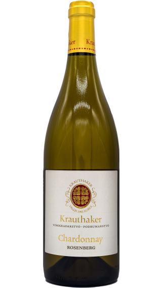 Bottle of Krauthaker Chardonnay Rosenberg 2022 wine 750 ml