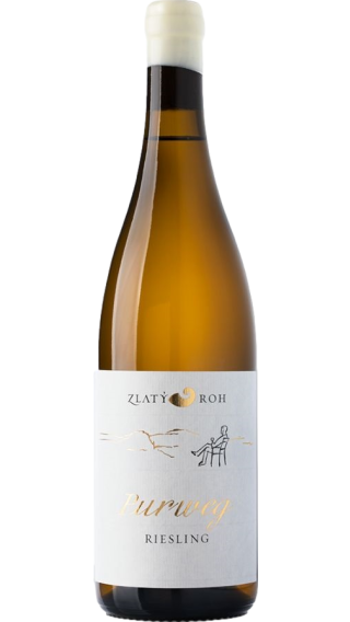 Bottle of Zlaty Roh Riesling 2021 wine 750 ml