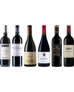 Caisse de dégustation de vin rouge d'Israël Premium