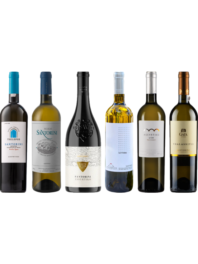 Coffret Dégustation Premium Assyrtiko Santorini