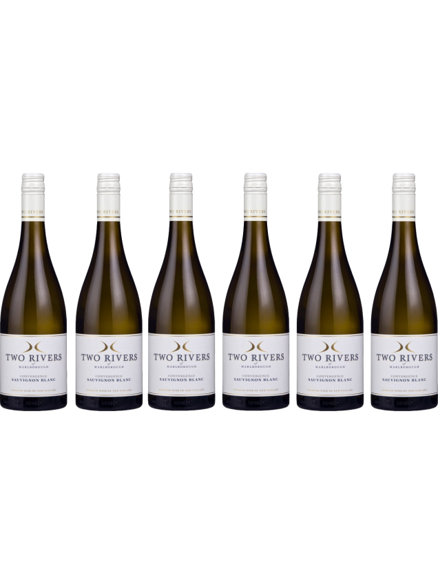 Two Rivers Convergence Sauvignon Blanc 2023 Coffret 6 Bouteilles