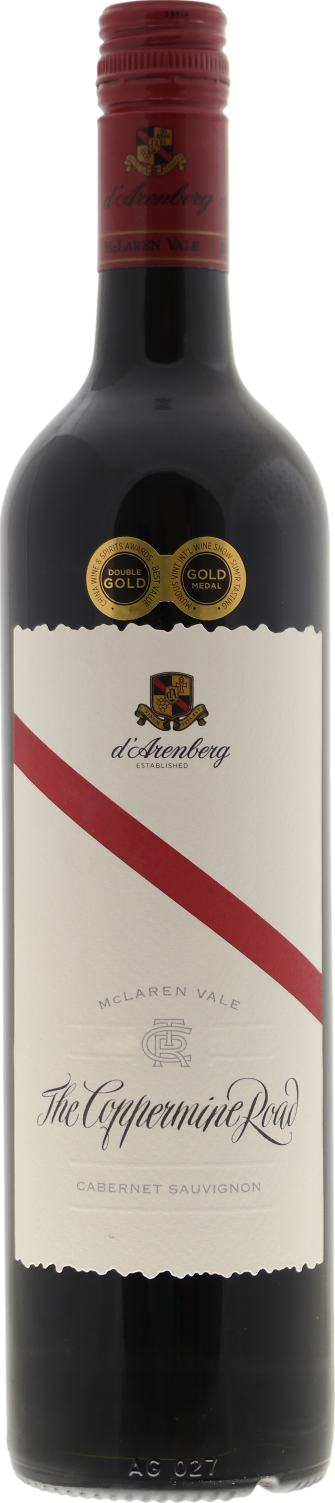 D'Arenberg The Coppermine Road Cabernet Sauvignon 2019