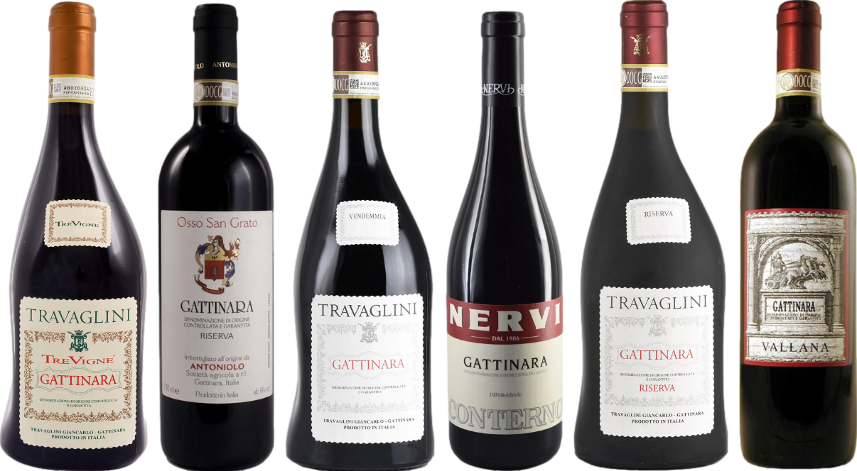 Caisse de dégustation Piemonte Gattinara Premium